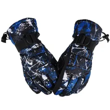 Зимние ветрозащитные мотоциклетные перчатки женский Для мужчин теплые перчатки для сноуборда, лыж зимняя теплая для лыжного спорта Велоспорт перчатки 10 Цвета