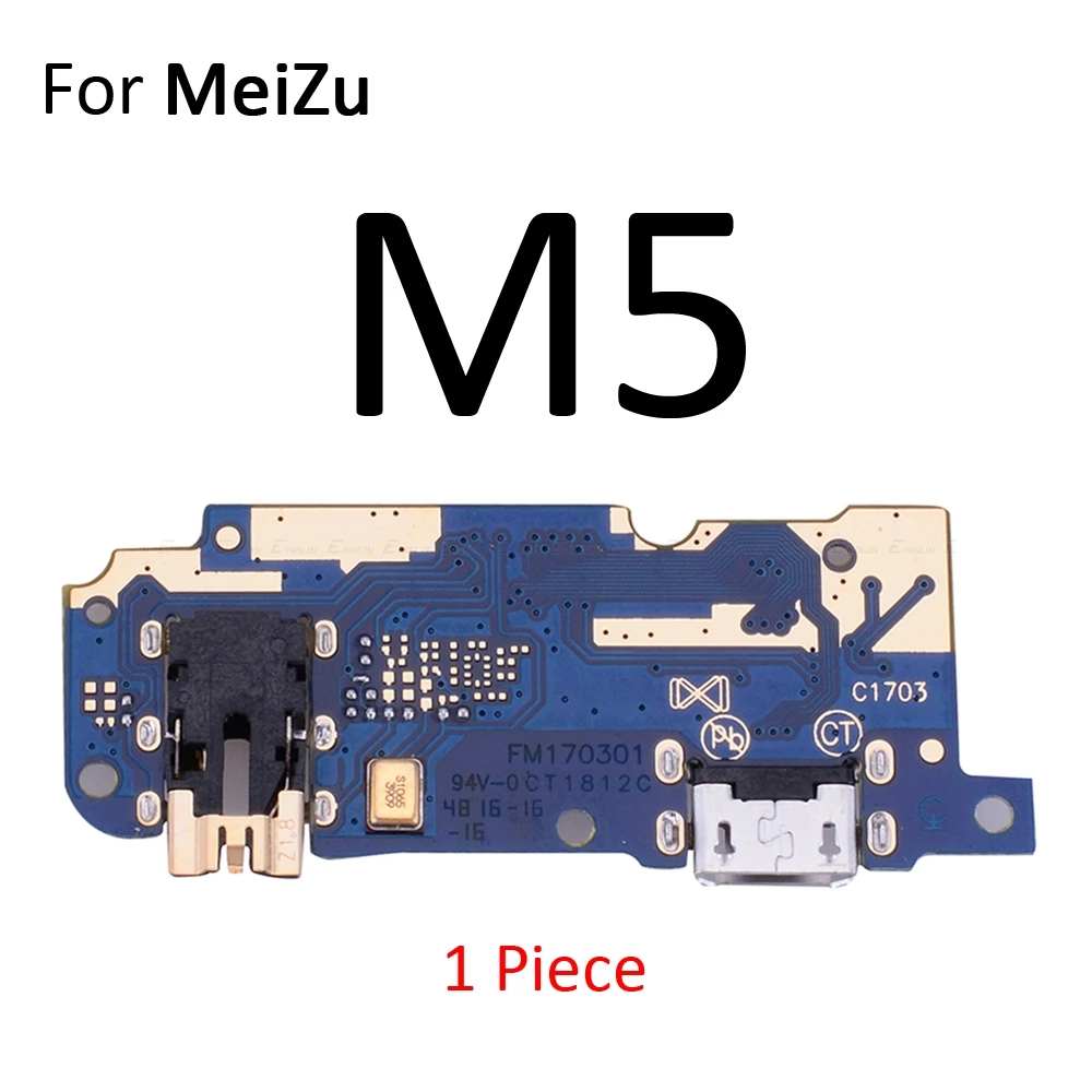 Разъем для зарядки запчасти платы гибкий кабель с микрофоном Meizu U20 U10 M6 M6S M5 M5C M5S Note