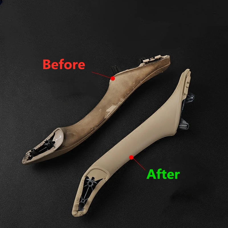 

3 pcs original interior door Handle For BMW 5 series 2010-2016 f10 f11 inner window handle Panel Pull trim cover stickers
