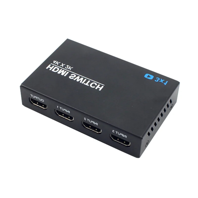 

4kx2k 3x1 3d Hdmi Switch Splitter 3 In 1 Out Hdtv Audio Video Converter Adapter With Remote Control For Xbox360 Dvd Ps3 Projec