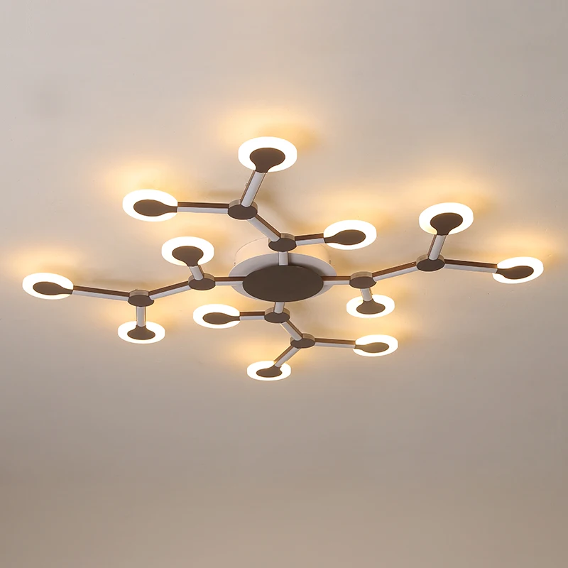 

New Creative led ceiling light for living room lights bedroom Metal+Acrylic nordic lamp Modern LED Ceiling Lights lampara techo