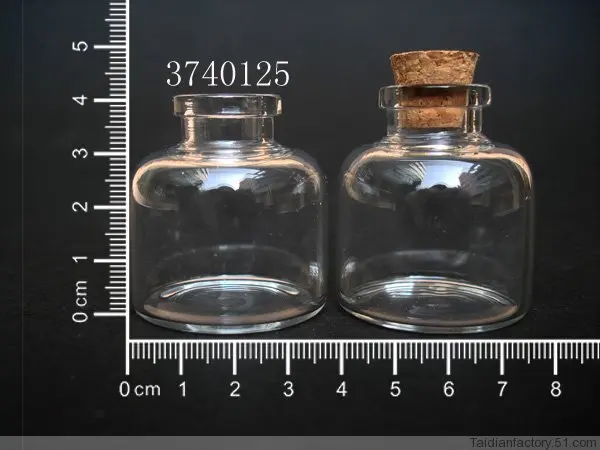 

Free shipping!!!!37*40mm Tube Glass Bottle Vials Charms Pendant With Cork/374012 tube bottle pendant