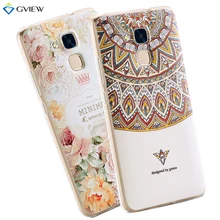 Huawei Honor 5C Случае 3D Рельеф Печати Прозрачные Мягкие ТПУ Назад Аргументы За крышки Huawei Honor Huawei GT3 5C Телефон Сумка Coque
