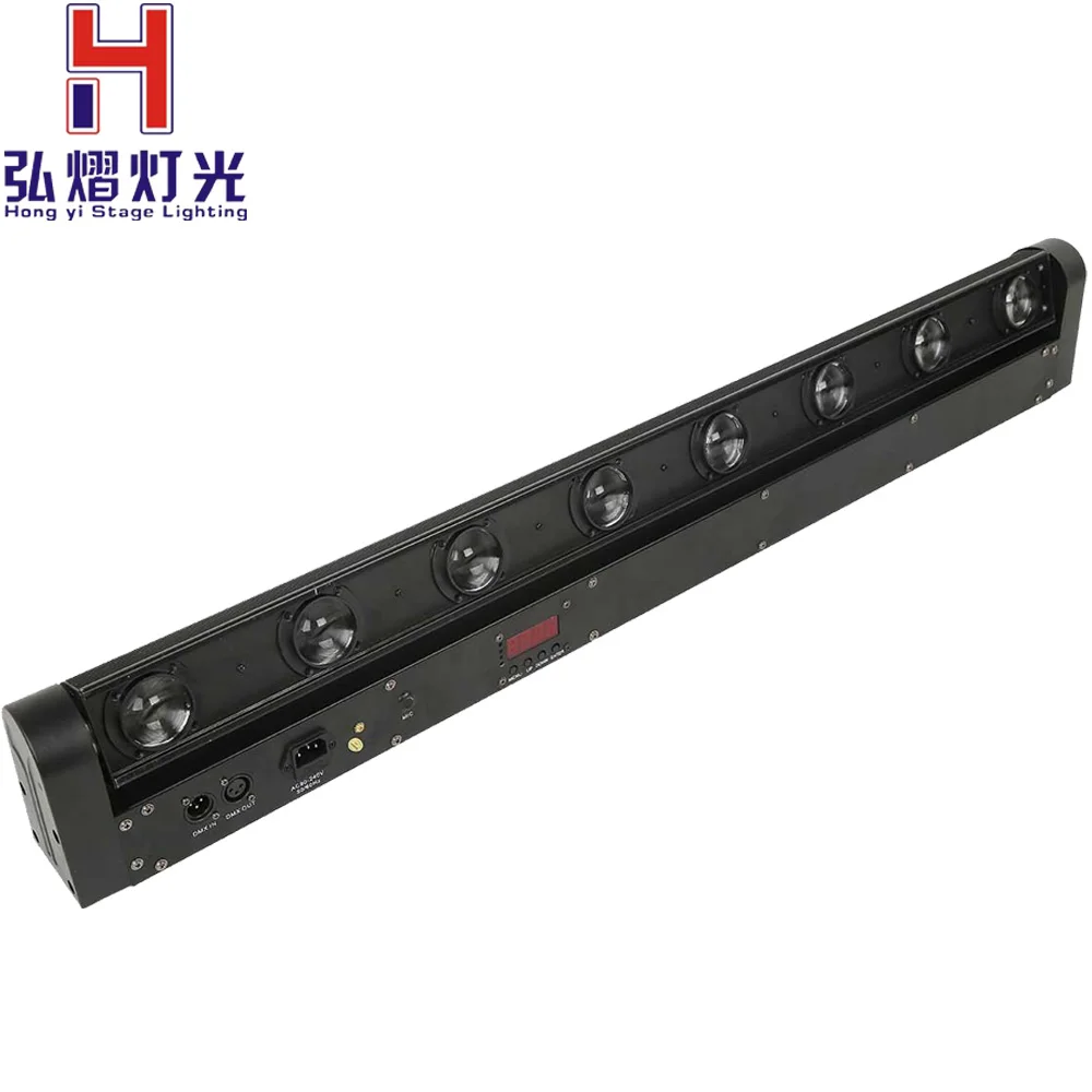 

(1 pieces/lot) moving led dmx beam stage light 8*12w Moving Head Mini Led spot Light for Led Party Light DJ Lighting beam