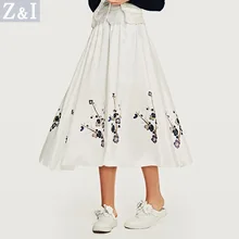 Летние юбки для Для женщин мода эластичный пояс плиссированные юбки пляжные Винтаж женский Повседневное печатных пляжная юбка