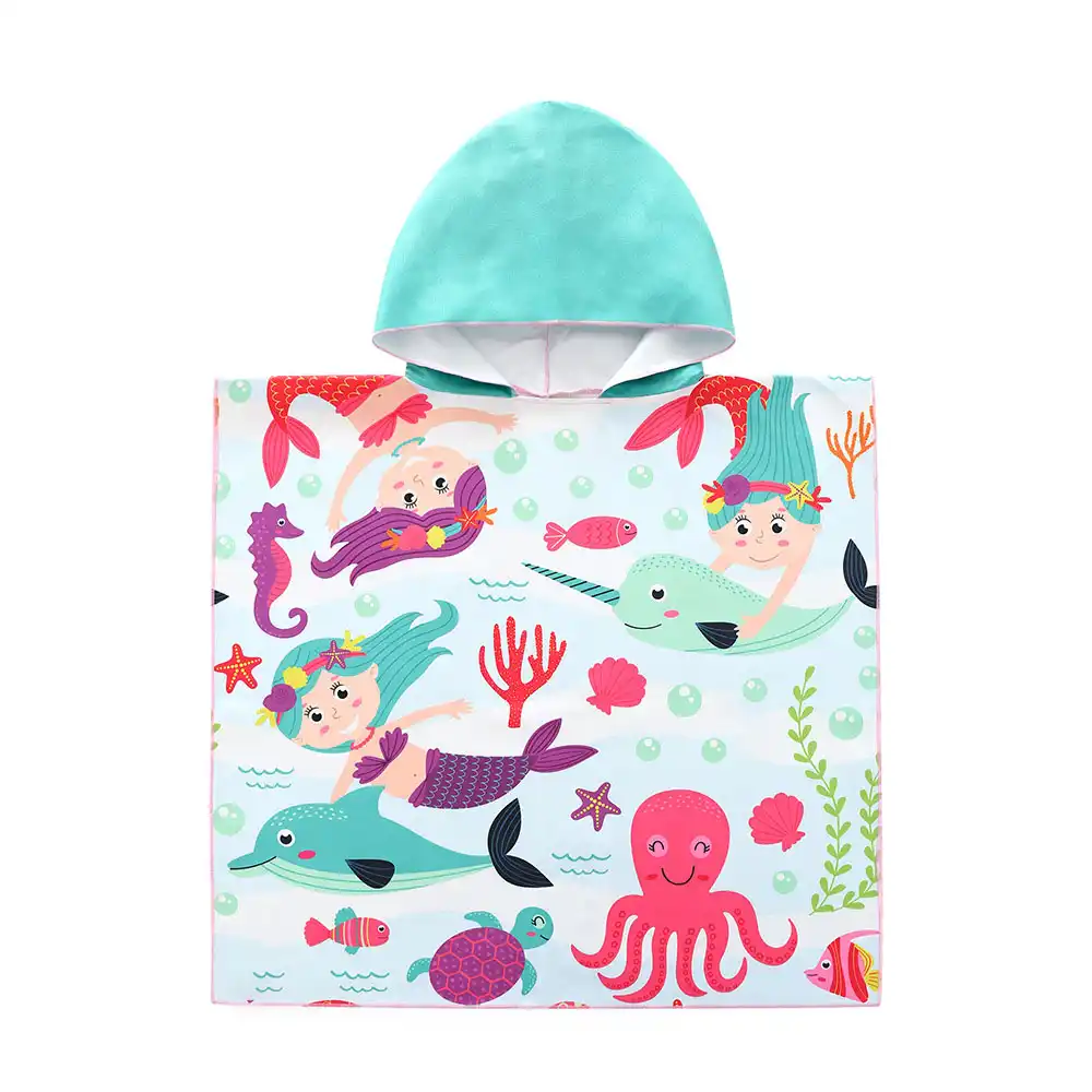 childrens towel poncho