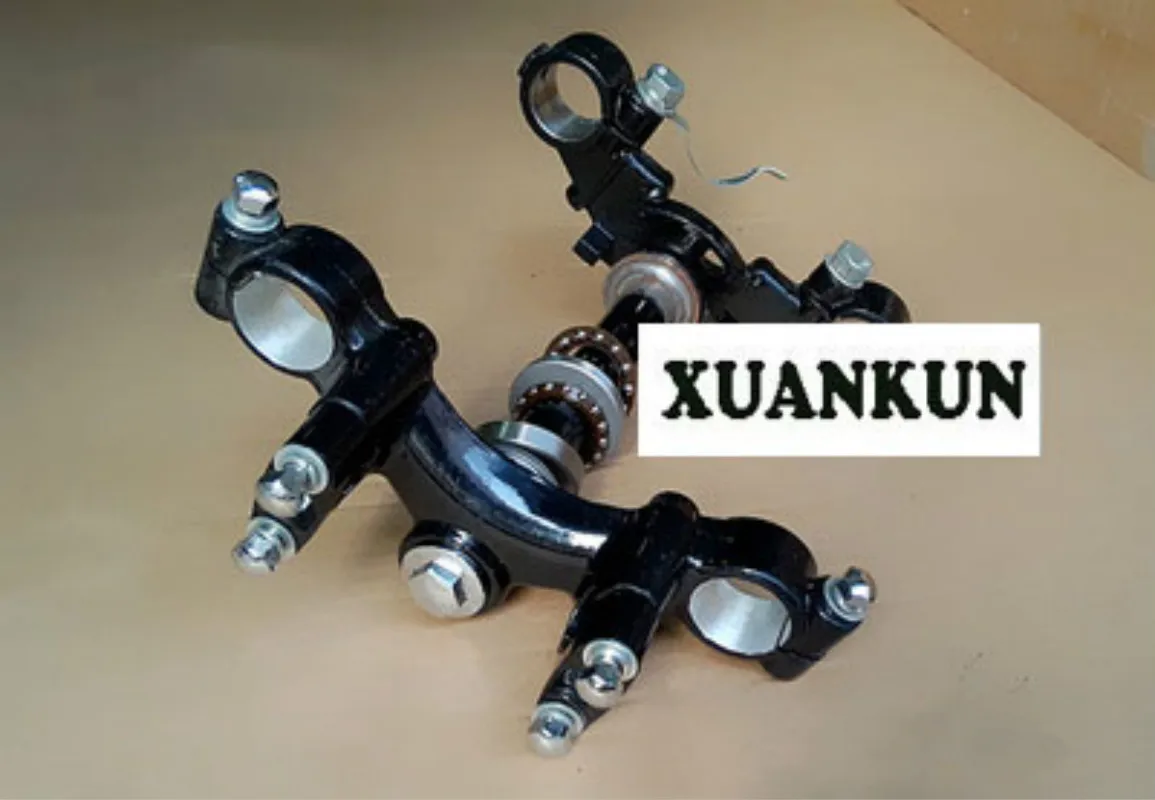 GN125 Motorcycle Direction Column Kit Up And Down Direction Of Busbar