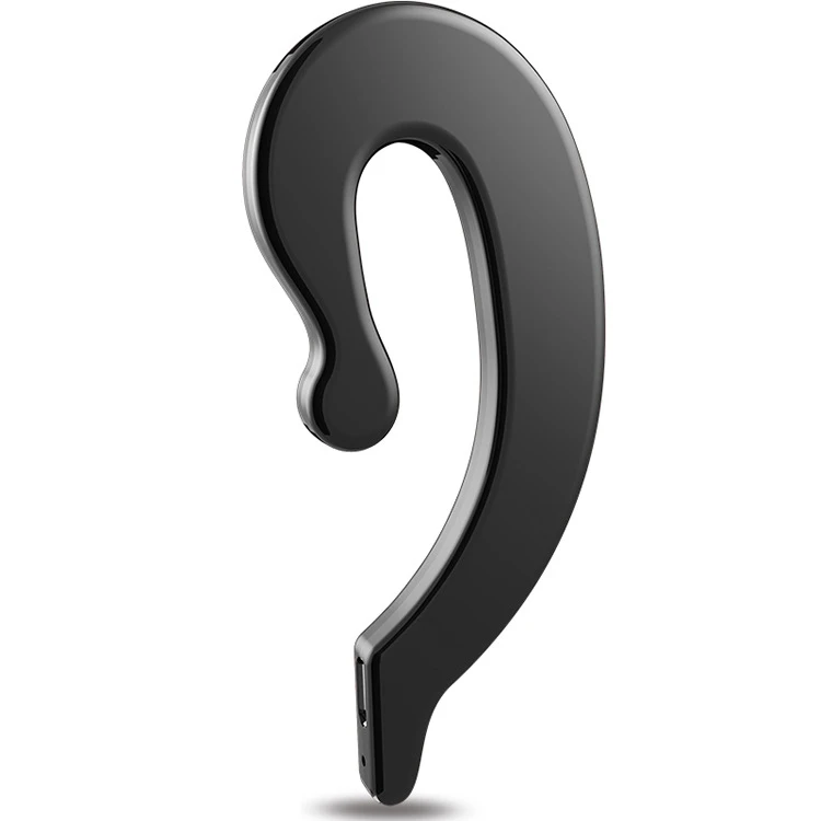 

LEORY Bluetooth Earphone Wireless Over Ear Hook Bluetooth Headset Car Driver Single Business Earphones for Iphone for Huawei