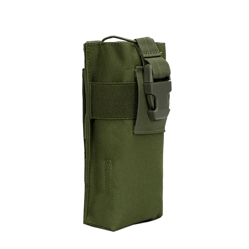 Outdoor Hunting Military Tactical Airsoft Paintball Molle Radio Talkie Water Bottle Canteen Bag Pouch New - Цвет: AG