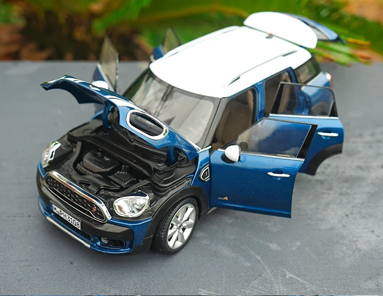 Высокое моделирование 1:18 земляк мини cooper S цинковый сплав модель расширенная
