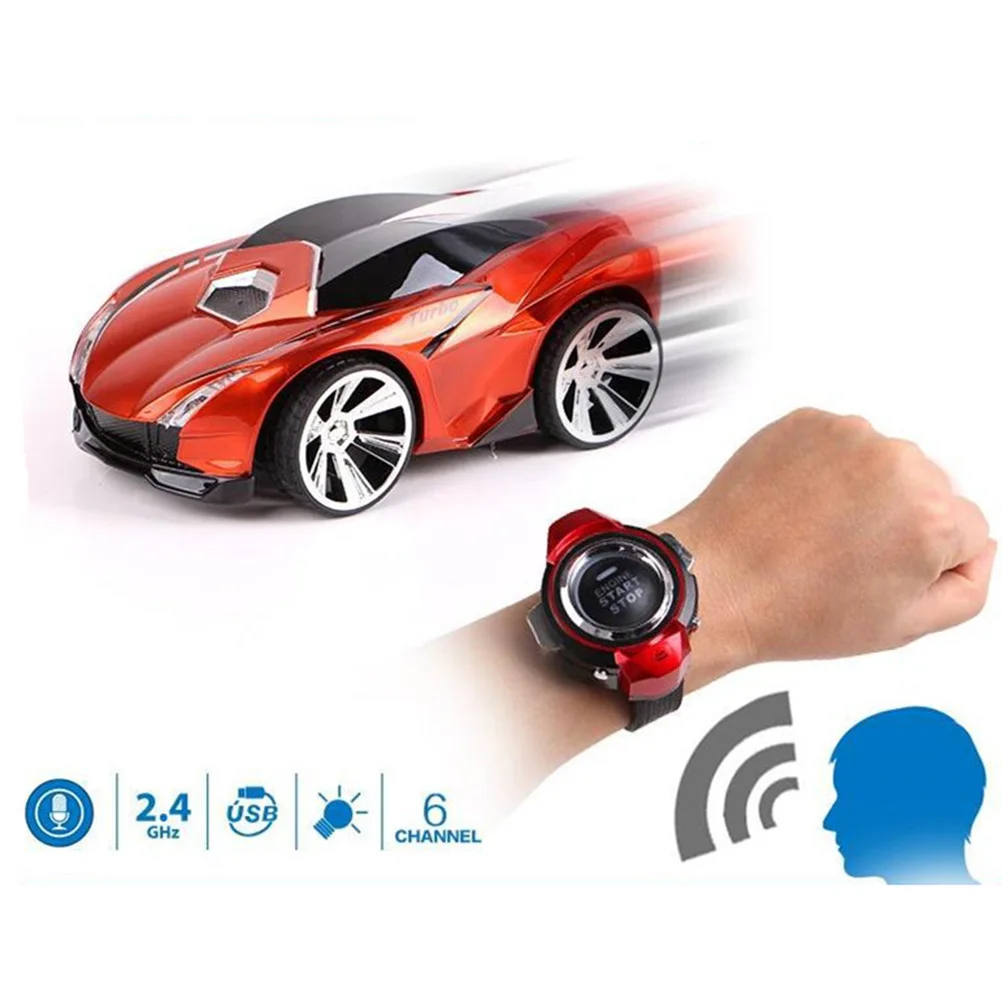 Voice Command Car 6 Channels RC Car With Smart Watch Voice Control Mini
