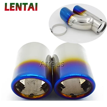 

OVERE Car Exhaust End Tip Muffler Pipe Cover For 2009-2015 Skoda Octavia A5 A7 Accessories For Skoda Superb Yeti 1.4T 1.6T 1.6L