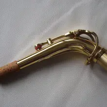 Альт для саксофона на шею золотой лак 24,5 мм