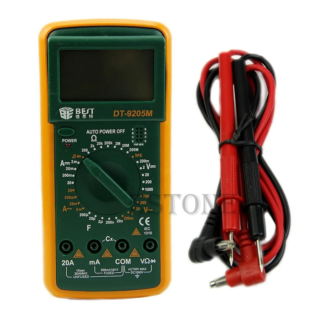 DT9205M Digital Multimeter Voltmeter Ohmmeter Ammeter Capacitance Tester | Инструменты