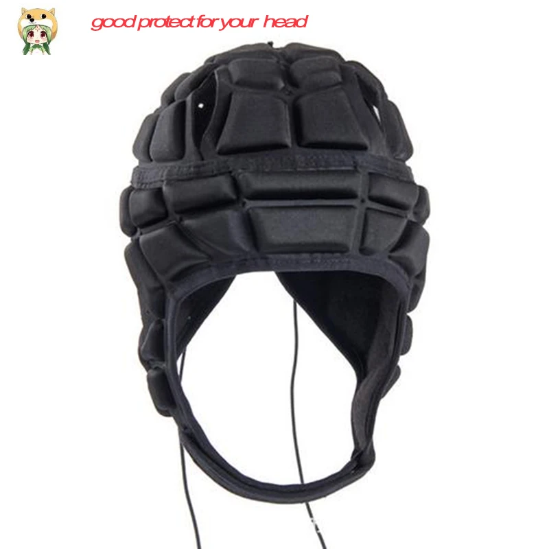 

Goalkeeper Helmet Rugger Roller Skating Helmet Thickened EVA Anti-Collision Helmet Support Soccer Protection Gear For Soccer new