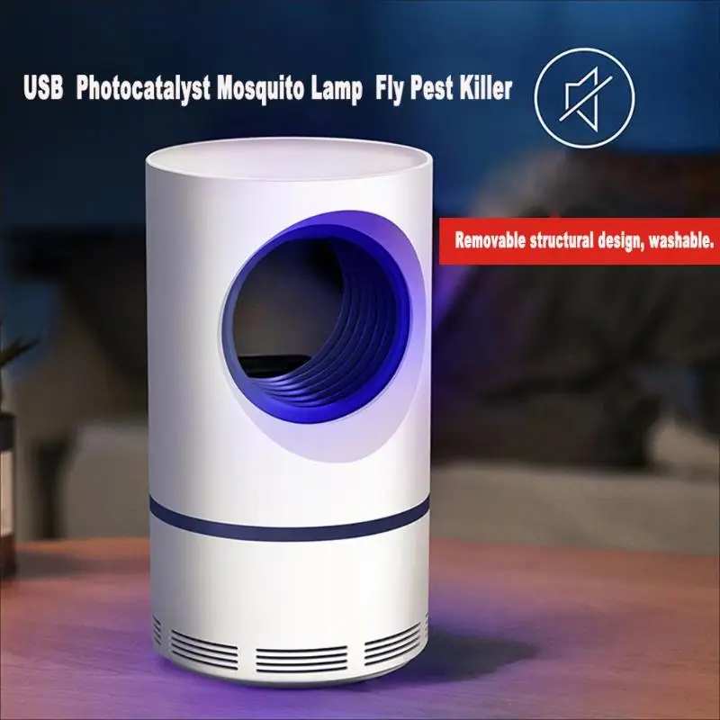

USB Photocatalyst Mosquito Lamp Electric Fly Repellent Killer Pest Control Insect Repeller LED Lamps Fly Mosquito Trap