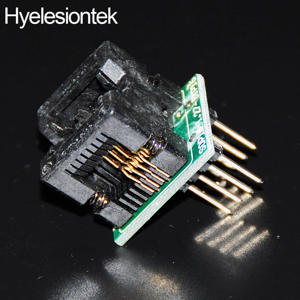 

SOP8 to DIP8 Socket 150mil Converter Adapter Module Programmer Output Power 1.27mm Adapter Switch Connector SOIC8 SOP8 To DIP8