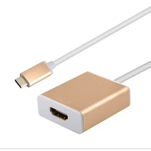 TUTUO Тип C к HDMI USB 3,1 USB C к HDMI Женский адаптер Поддержка 1080 p для Apple MacBook Chromebook