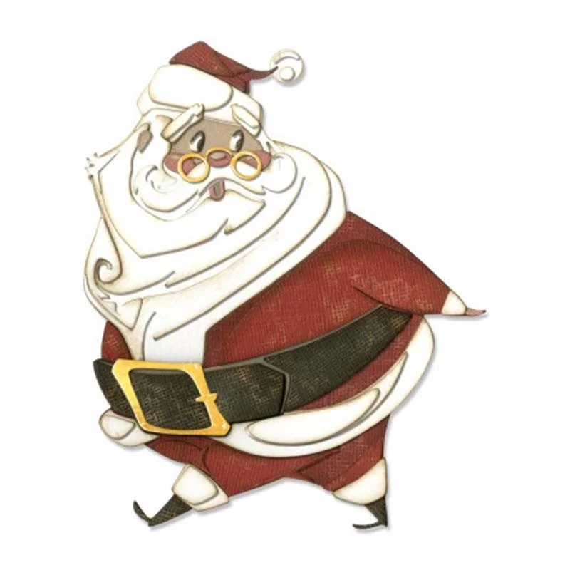 

Santa Claus Manual Cutting Dies Scrapbooking for Paper Making Christmas Metal Embossing Frame Card Die Christmas Decoration 2019