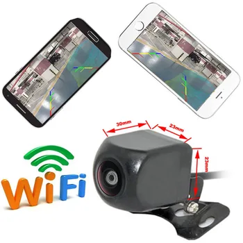 

Mini Wifi Waterproof HD Night Vision Car Backup Reverse Camera Rear For IOS and Android Monitor Parking Rear View Camera