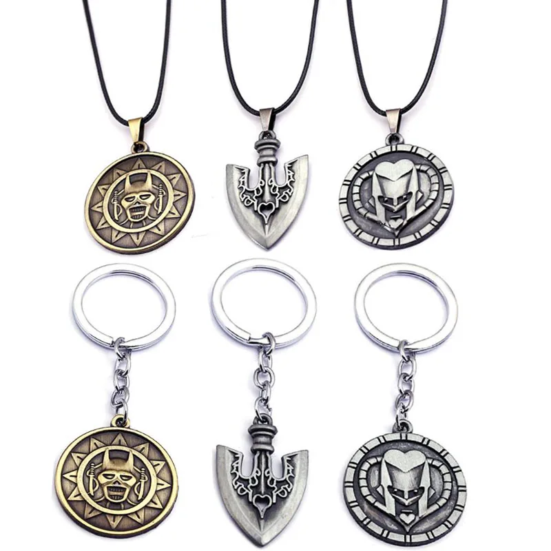 

JOJOS bizarre adventure Keychain Keyrings porte clef Higashikata Josuke Crazy D figure toy Key Chain KILLER QUEEN Anime Jewelry