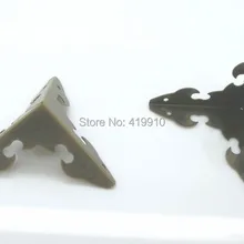 Shipping-50pcs коробка угловая ножка Античная бронзовая угловая защита 29 мм x 29 мм(1 1/" x1 1/8"), J1738