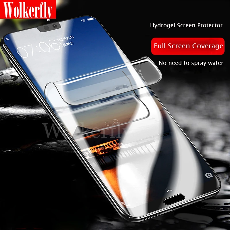 

Screen Protector On the For Huawei P20 Lite Pro P10 Honor 9 10 Lite On Honor 7X 7C 7A Pro Not Glass 3D Curved Soft Hydrogel Film