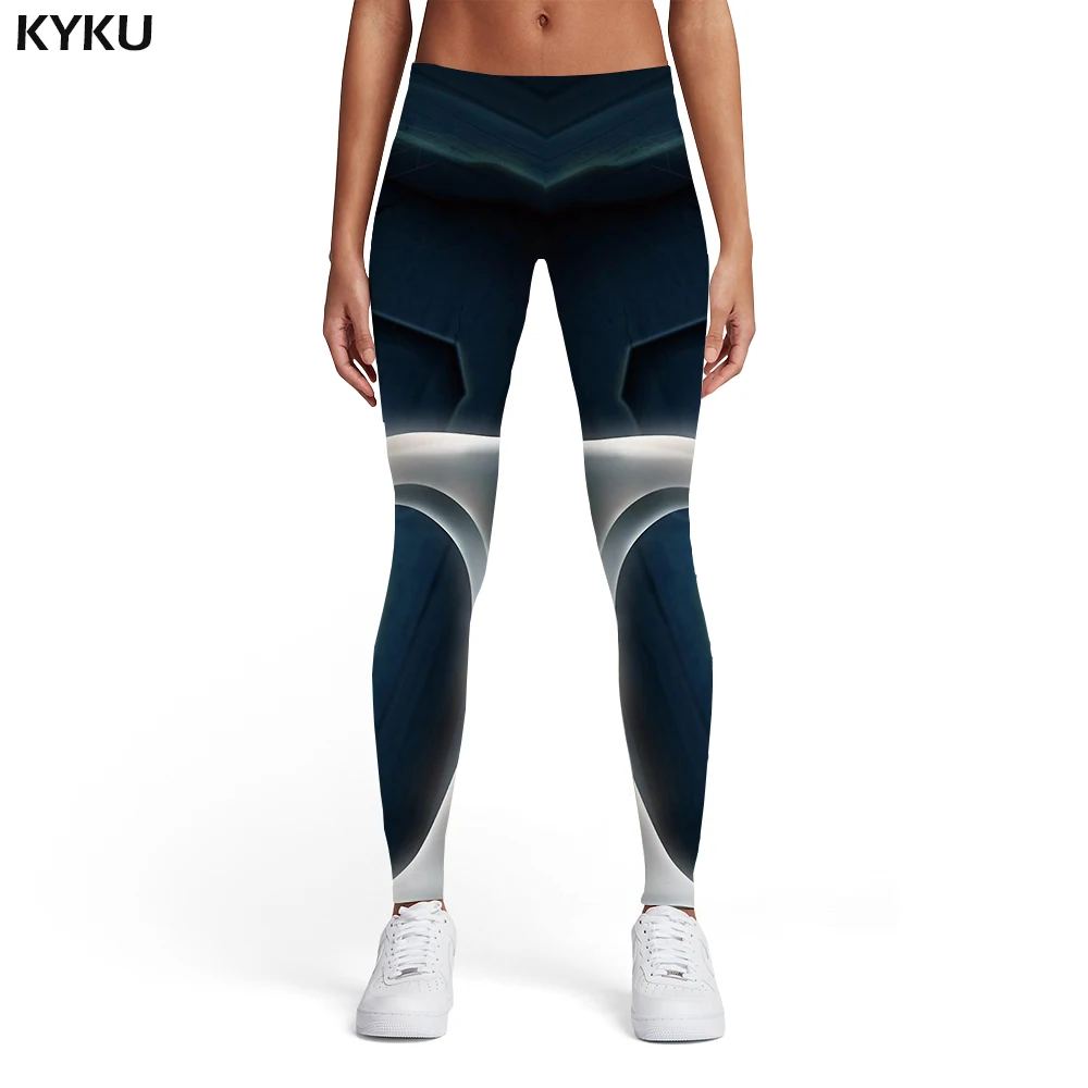 KYKU/брендовые леггинсы на Хэллоуин для женщин с черепом спортивные Harajuku