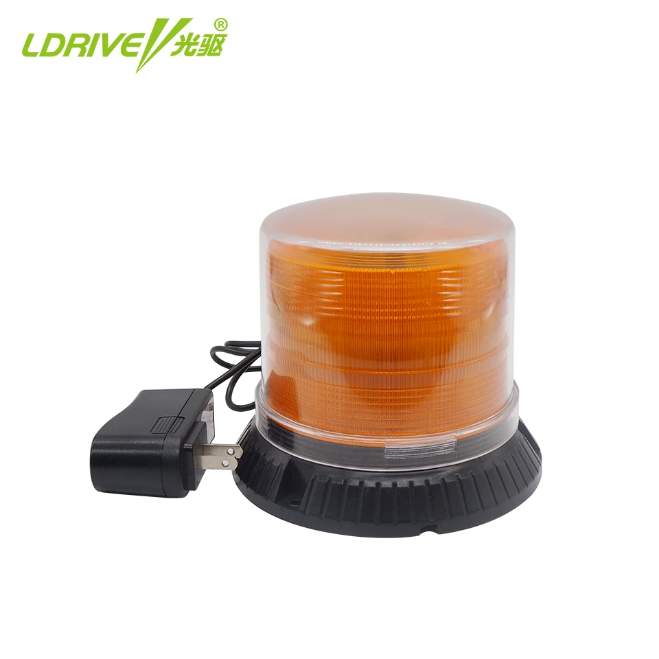 16 LEDs Wireless Car Warning Light Emergency Amber Strobe Flashing
