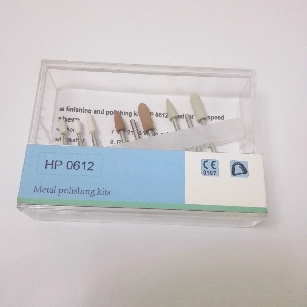 1 set Dental Porcelain Teeth Composite Polishing Kits HP0612 Polisher