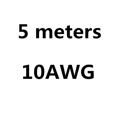 4 6 7 8 10, 11, 12, 13, 14, 15, 16, 17, 18, 20, 22, 24, 26 28 30 AWG силиконовый провод ультра гибкий Тесты линия кабель высокого Температура - Цвет: 5 m 10 AWG