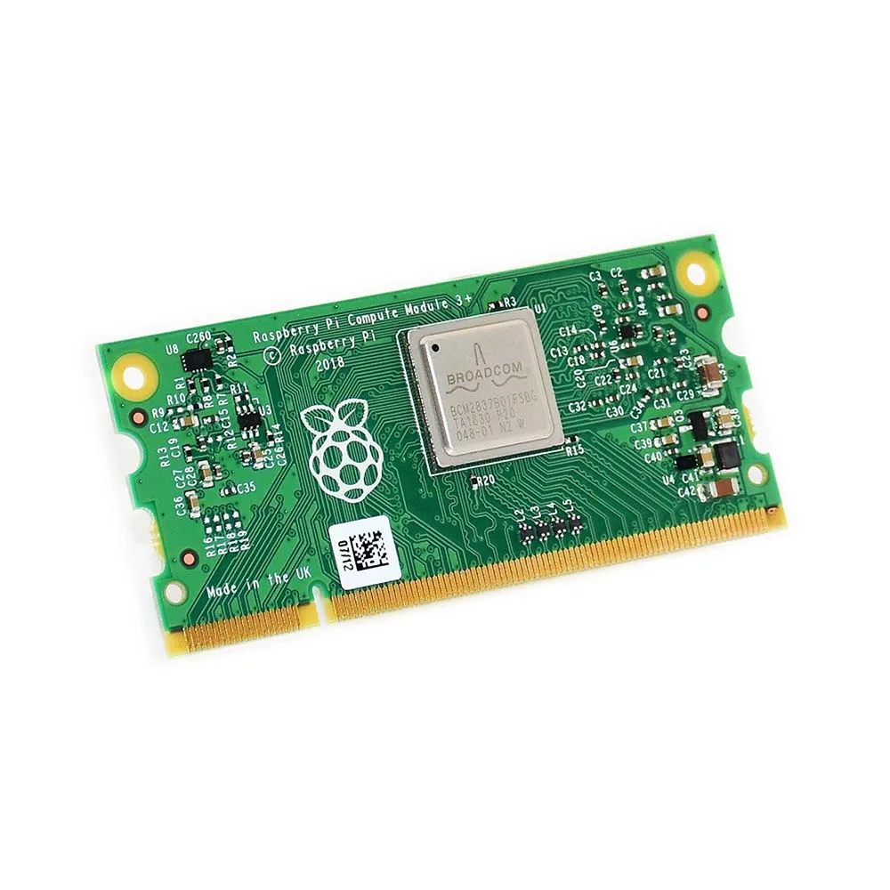  Compute Module 3+/32GB (CM3+/32GB) Raspberry Pi 3 Model B+ in a flexible form factor with 32GB eMMC
