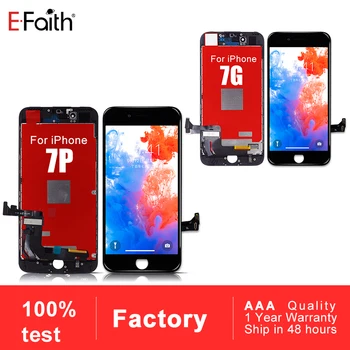 

10 pcs EFaith AAA Grade LCD or Display For iPhone 7 7 Plus with Touch Screen Digitizer Assembly Replacement and Free DHL
