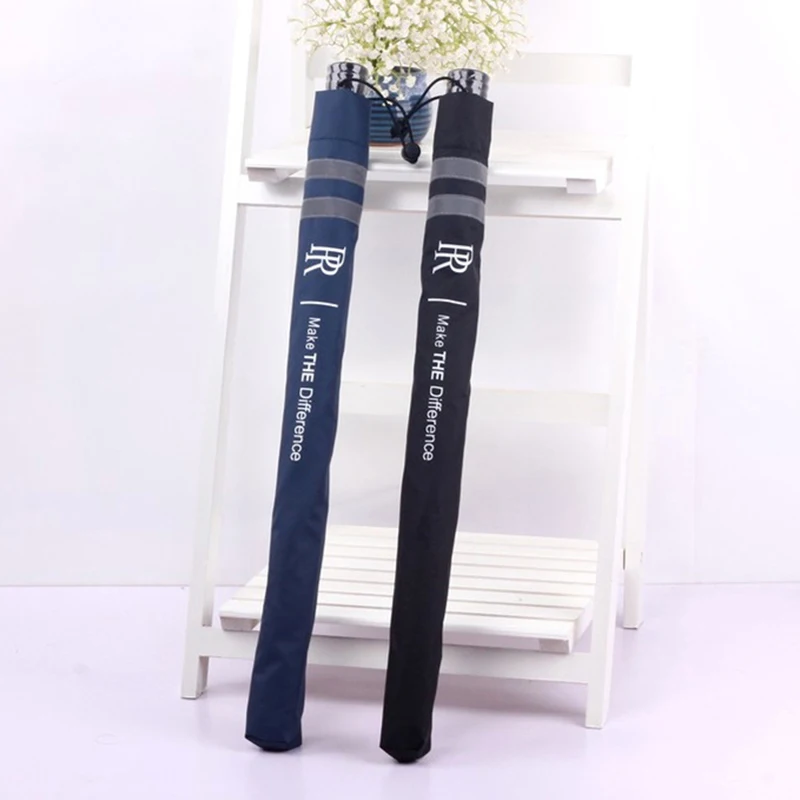 Baratos Paraguas de mango largo ultraligero de fibra de vidrio de aluminio sombrilla de lluvia para hombre sombrilla de negocios soleada y lluviosa para hombre Paraguas