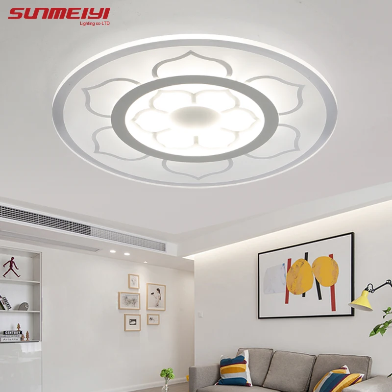 

New Circle Indoor Lighting Modern LED Ceiling Lights for Living Room Bedroom Lamp lamparas de techo abajur Ceiling Lamp Fixtures