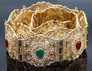 

2019 Bridal Wedding Belt Buckle For Women Party Perform Metal Belly Chain Adjust Length Wide Waist Jewelry Gifts New