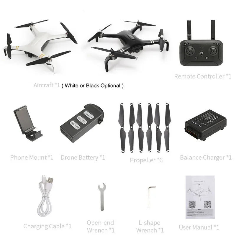 Квадрокоптер CFLY DF805B смарт Дрон с двойным GPS трекером Wi Fi 1080P FPV RC RTF HD