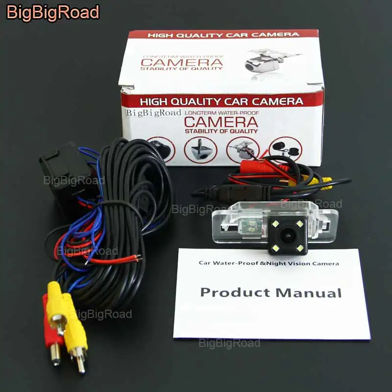 BigBigRoad Car Rear View Backup Reverse Camera With Power Relay / Filter For BMW 5 Series E39 528 530 533 535 540 545 550 E53 | Автомобили