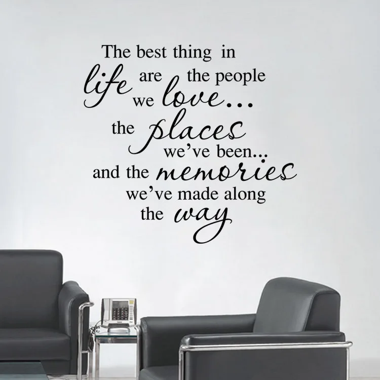 Best Thing In Life Are The People We Love Quote Home Decor Creative