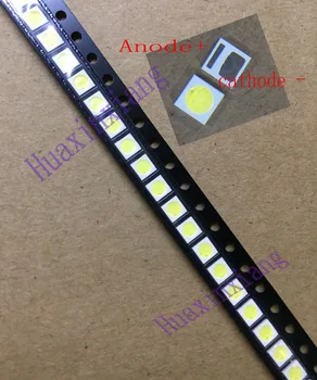 

50PCS/Lot Everlight SMD LED 3030 6V 1W Cool White For TV Backlight Application 3.0*3.0mm