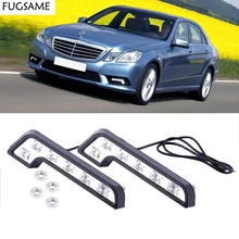 Free Shipping 6 LED MERCEDES L Shape DRL Daytime Running Lights Kit Lamp Fog Front Light Free Shipping 6 LED MERCEDES L Shape DRL Daytime Running Lights Kit Lamp Fog Front Light
