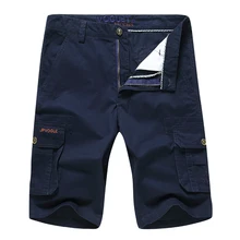 Мужские летние шорты с карманами для активного отдыха, спортивные, для альпинизма, пешего туризма, хлопок, дышащие, джинсовые короткие штаны, мужские брюки