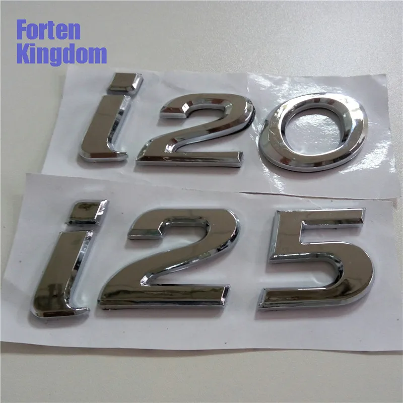 Forten Kingdom автомобиль слово i20 i25 3D буквы авто хвост эмблема ABS пластик хром оригинальная наклейка задний багажник значок наклейка