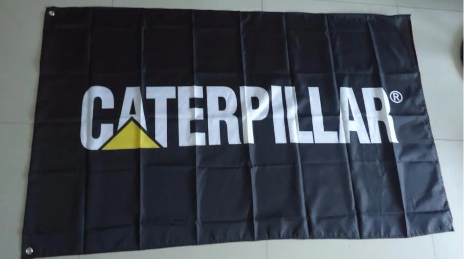 Caterpilla гоночный флаг, caterpilla r баннер, 90 Х 150 СМ размер, полиэстер, может пользовательские desgin