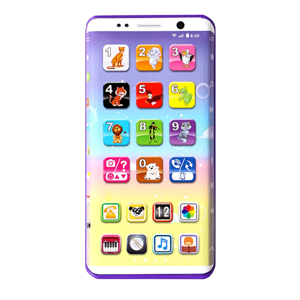 

Baby Tablet Infantil Learning Machine Interactive Phone Toy Music Alphabet ABC Song Talking Number Kids Educational Toy Phone