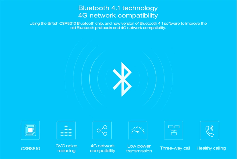 Original MI Xiaomi Wireless Bluetooth Earphone Youth Version With Microphone Stereo Earphones Build-in Mic Handfree Earbuds 3