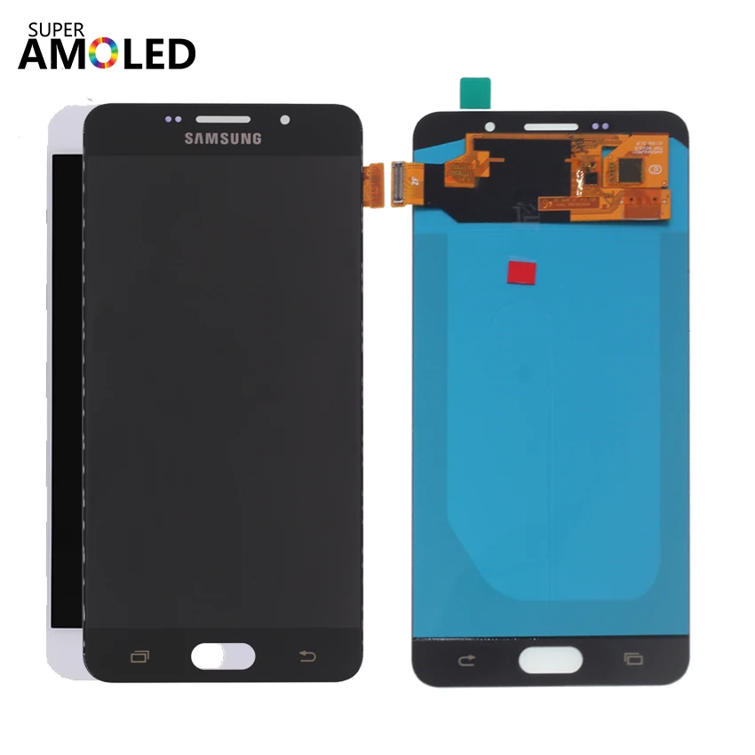 

Super AMOLED LCD For SAMSUNG Galaxy A7 2016 A710F A710 LCD Display Touch Screen Digitizer For Samsung A7100 Screen LCD Display