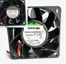 HZDO 6038 24 V 5,3 W PMD2406PMB3-A 2 провода 3 проводное Охлаждение Вентилятор PMD2406PMB1-A