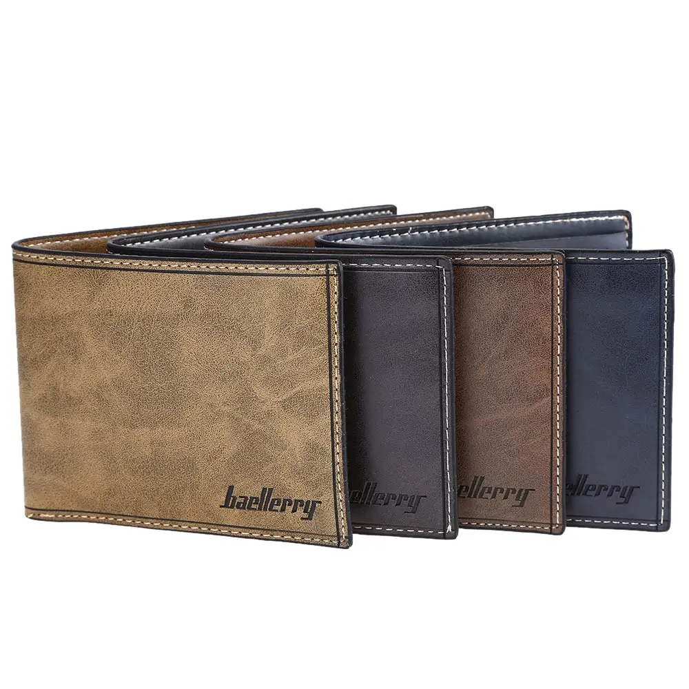 

Baellerry Wallet Men soft leather wallet Multifunction big capacity Top Quality Men wallets purse with coin pocket