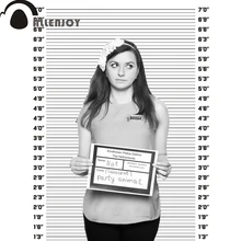 Allenjoy фотофоны Mugshots Кружка выстрел девичник День Рождения вечерние фотостудия фон фотосессия